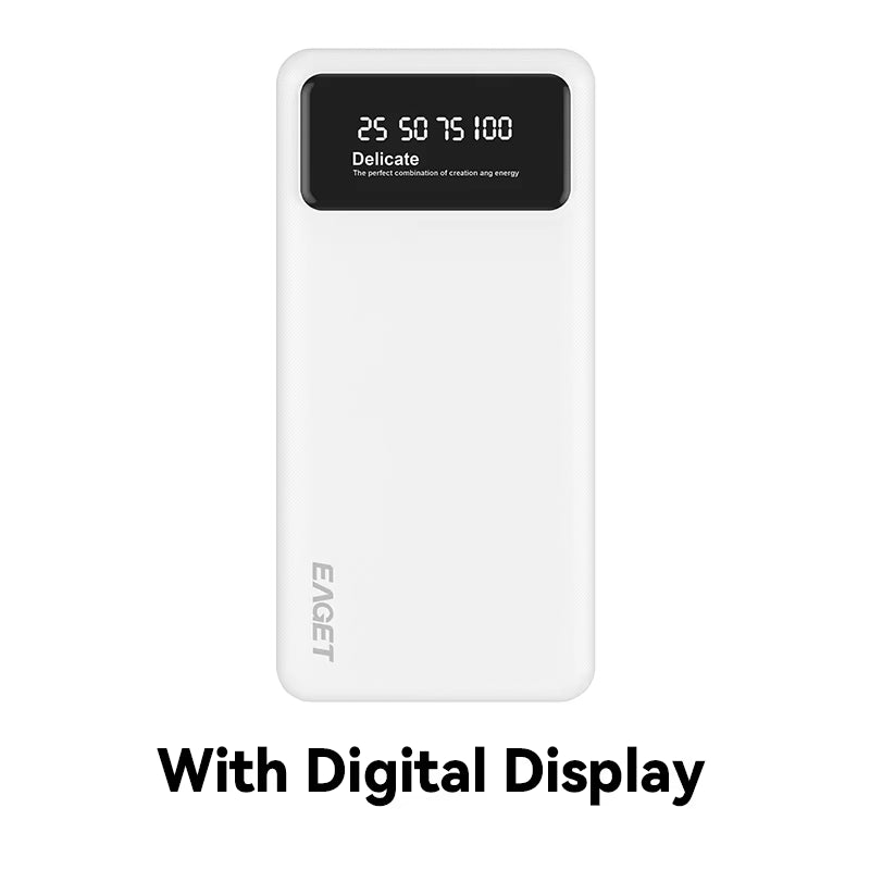Power Bank 10000Mah with LED Digital Display & LED Light 12W Portable Powerbank for Iphone 16 15 14 Pro Max Xiaomi Samsung