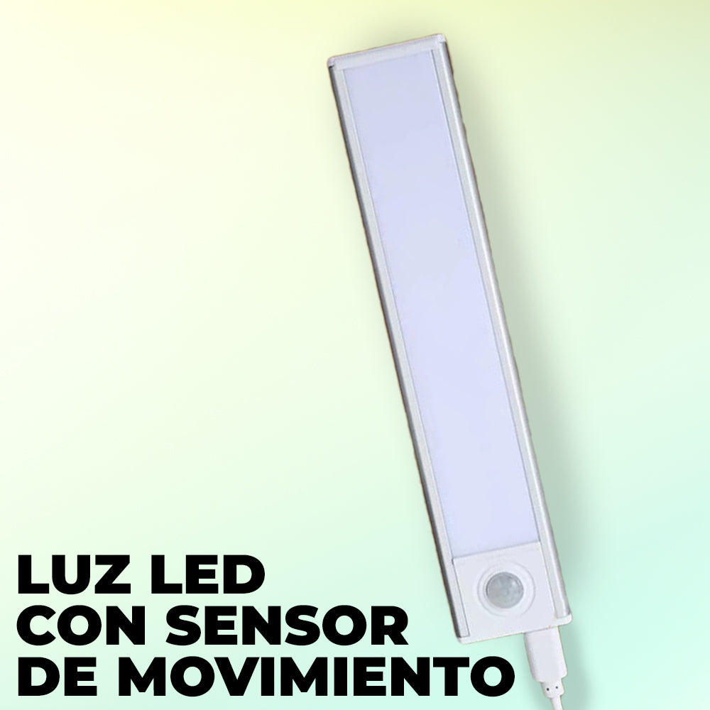 Luz led con sensor de movimiento