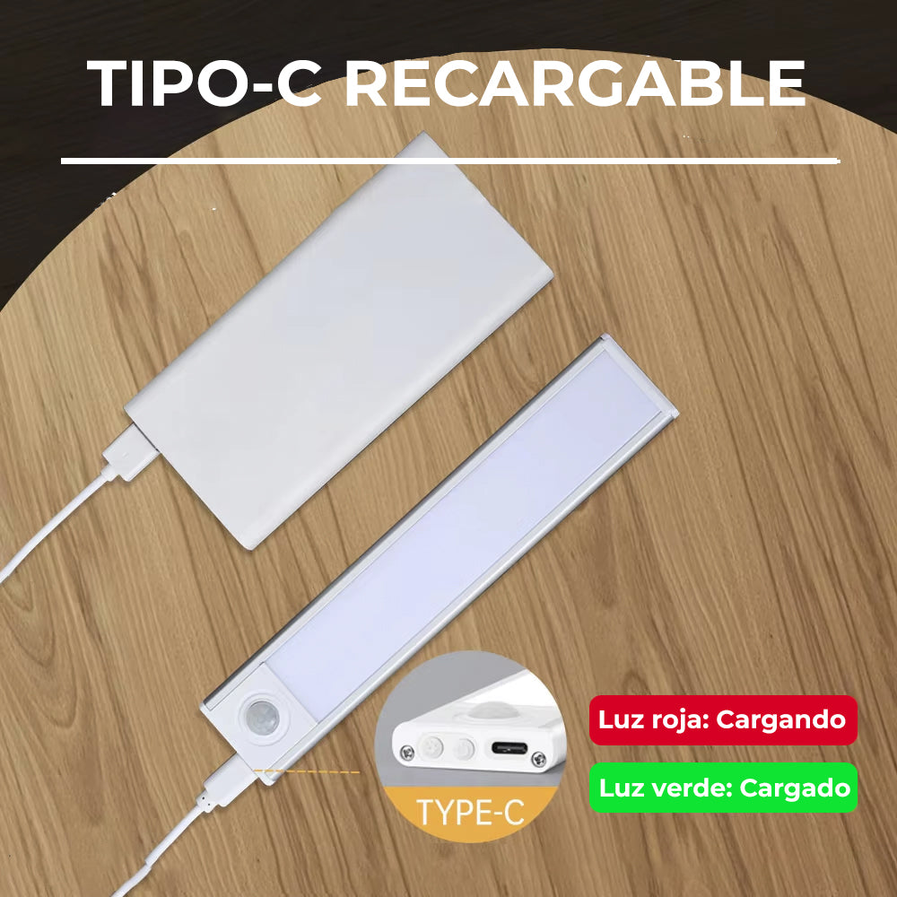 Luz led con sensor de movimiento