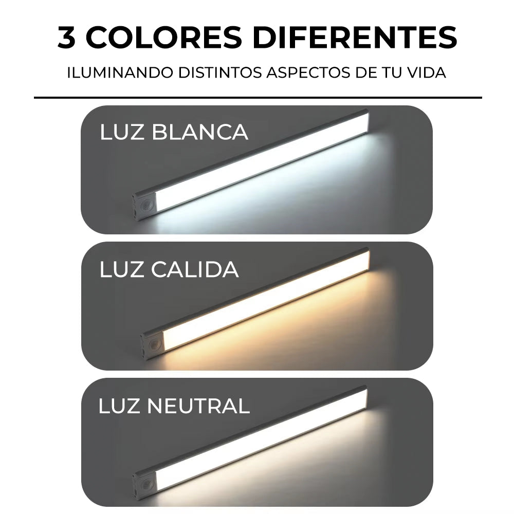 Luz led con sensor de movimiento