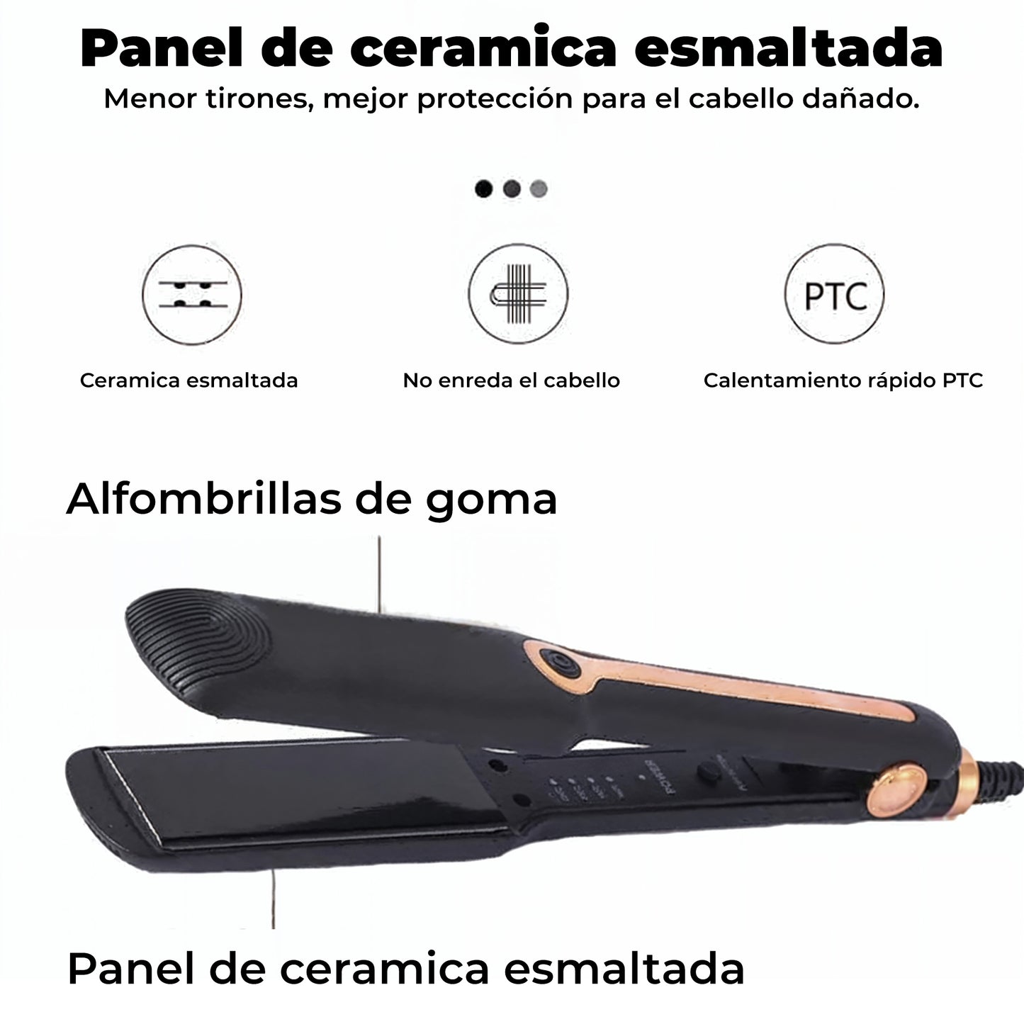 Plancha de pelo económica 2 en 1