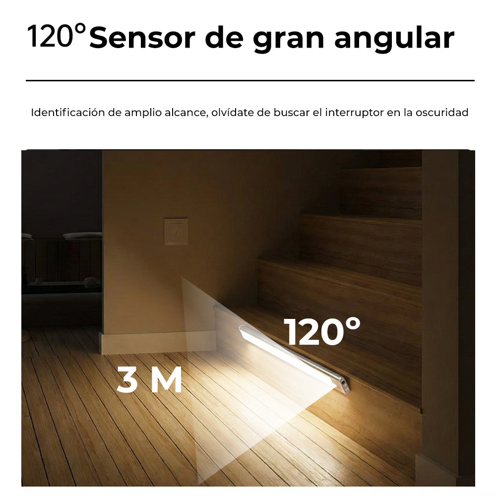 Luz led con sensor de movimiento